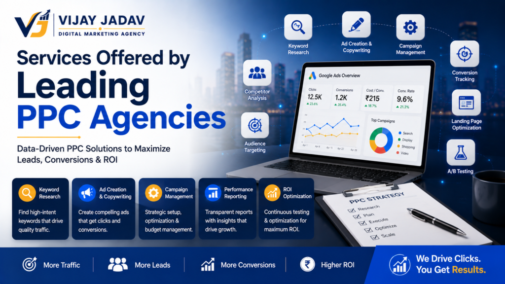 Services Offered by Leading PPC Agencies​